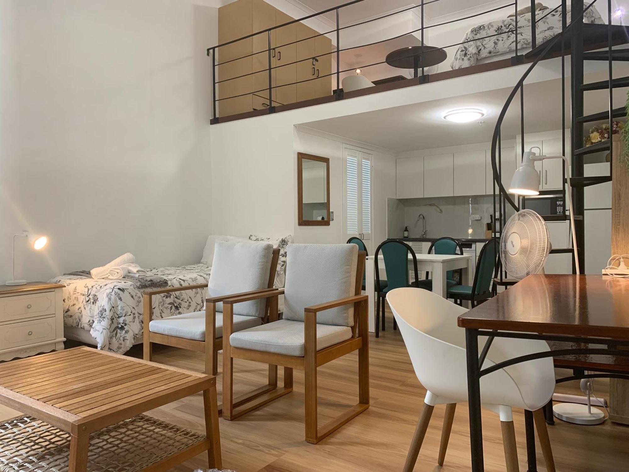 Broadway I Central, Spacious White 56sqm Sydney
